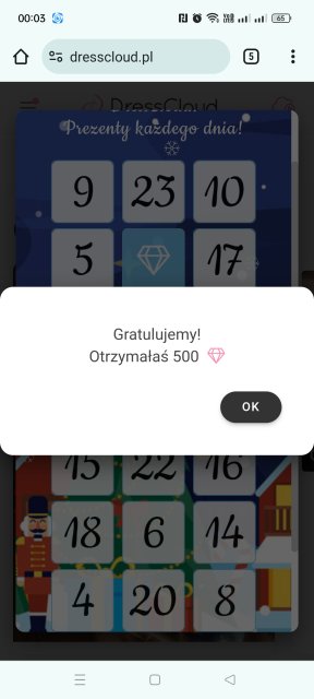 ❄️ Kalendarz Adwentowy Dresscloud 2023 ❄️