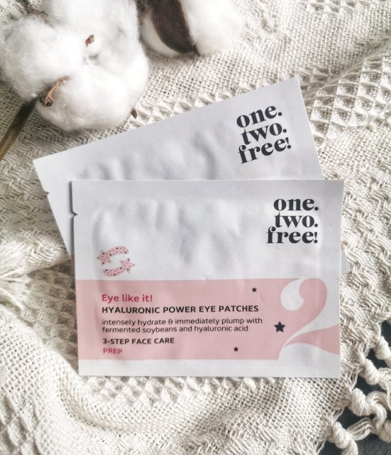 One.two.free! Płatki pod oczy, Eye Like It!, Hyaluronic Power Eye Patches, Nawilżające