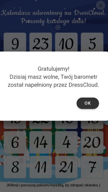 ❄️ Kalendarz Adwentowy Dresscloud 2023 ❄️