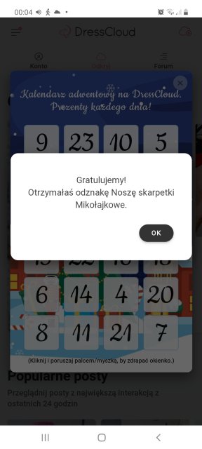 ❄️ Kalendarz Adwentowy Dresscloud 2023 ❄️