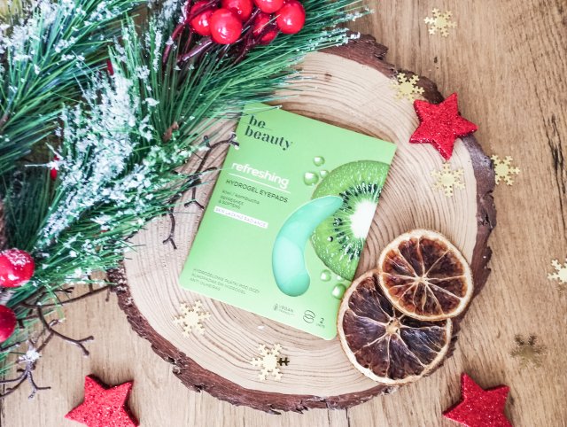 BeBeauty Płatki pod oczy, Hydrożelowe, Refreshing, Kiwi i kombucha