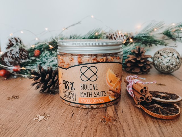 Biolove Sól do kąpieli, Spiced Orange