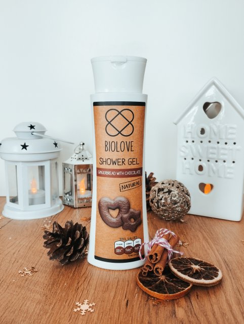Biolove Żel pod prysznic, Piernik z czekoladą