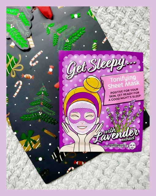 Mascot Europe Maska do twarzy w płacie, Tonifying Sheet Mask, Get Sleepy…, Z wyciągiem z lawendy