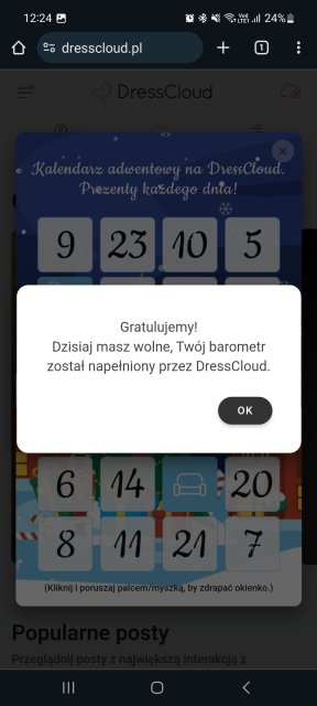 ❄️ Kalendarz Adwentowy Dresscloud 2023 ❄️