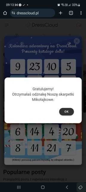 ❄️ Kalendarz Adwentowy Dresscloud 2023 ❄️