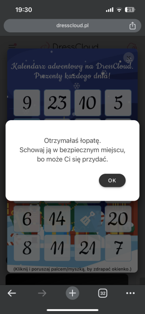 ❄️ Kalendarz Adwentowy Dresscloud 2023 ❄️