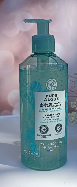 Yves Rocher Pure Algue, Żel do mycia twarzy, Oczyszczający, Extra świeżość
