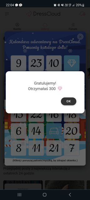 ❄️ Kalendarz Adwentowy Dresscloud 2023 ❄️