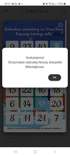 ❄️ Kalendarz Adwentowy Dresscloud 2023 ❄️