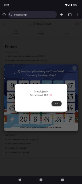 ❄️ Kalendarz Adwentowy Dresscloud 2023 ❄️