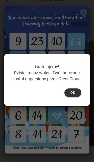 ❄️ Kalendarz Adwentowy Dresscloud 2023 ❄️