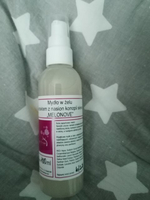 WhiteTree Natural Cosmetics Mydło w żelu, Z ekstraktem z nasion konopii siewnych, Melonove