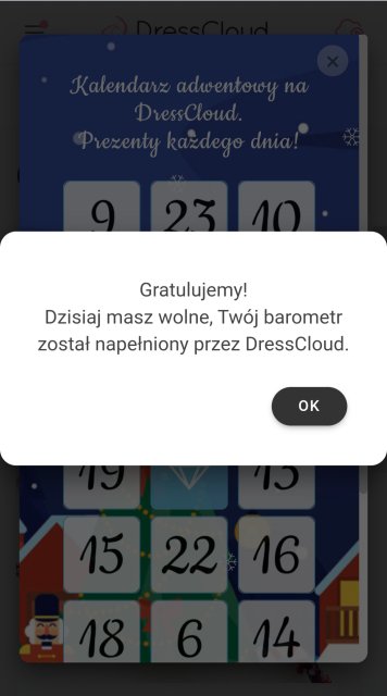 ❄️ Kalendarz Adwentowy Dresscloud 2023 ❄️