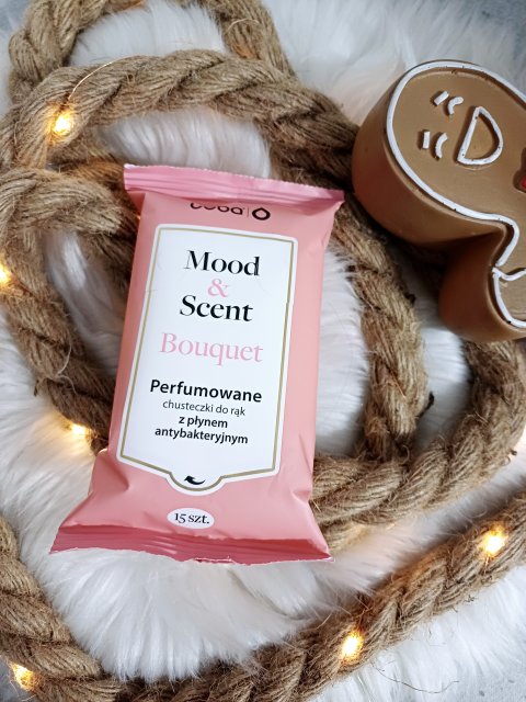 Luba Chusteczki do rąk, Perfumowane, Mood&Scent Bouquet, Z płynem antybakteryjnym