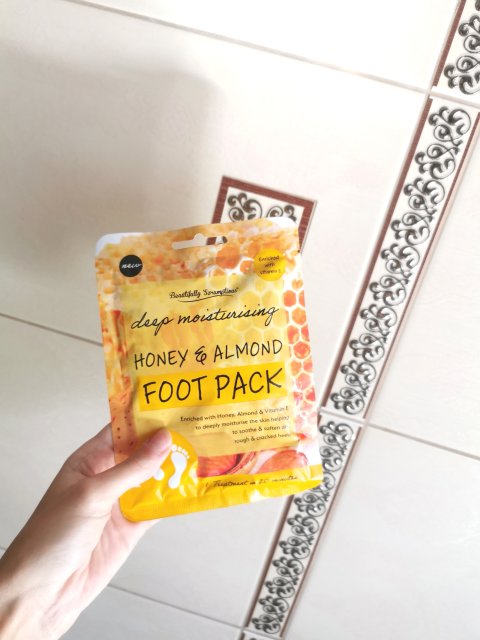Beautifully Scrumptious Foot Pack, Maska do stóp, Honey & Almond