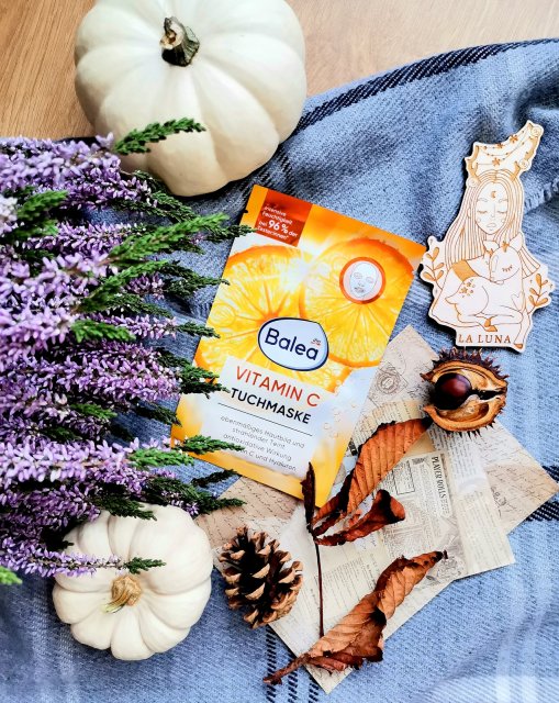 Balea Maseczka do twarzy w płacie, Vitamin C, Witamina C i Hyaluron