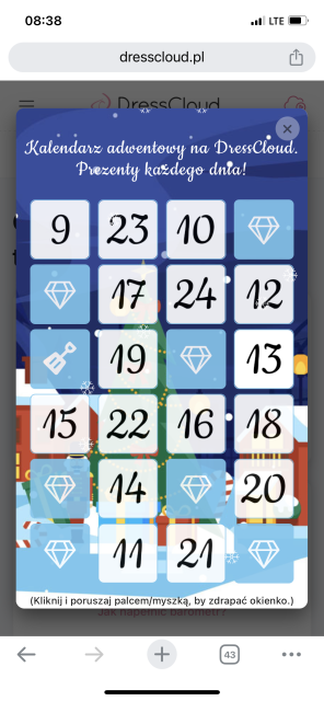❄️ Kalendarz Adwentowy Dresscloud 2023 ❄️