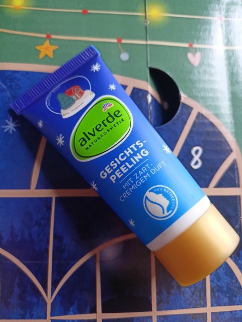 Alverde Peeling do twarzy, delikatny, kremowy zapach 