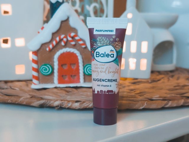 Balea Krem pod oczy, Z witaminą E, May Your Days Be Merry And Bright