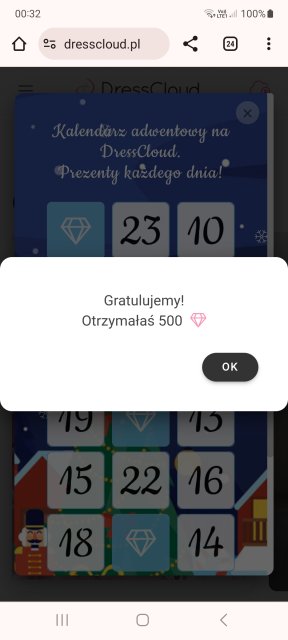 ❄️ Kalendarz Adwentowy Dresscloud 2023 ❄️