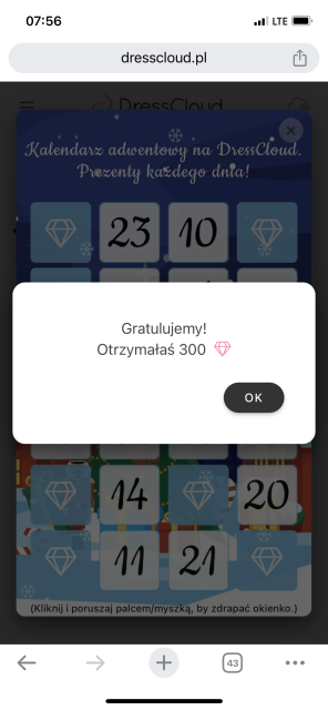 ❄️ Kalendarz Adwentowy Dresscloud 2023 ❄️