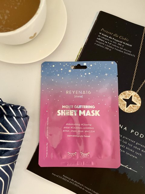 Reyena 16 kojąco-nawilżająca maska do twarzy w płacie 