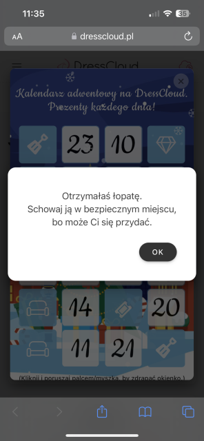 ❄️ Kalendarz Adwentowy Dresscloud 2023 ❄️
