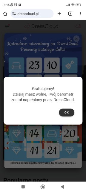 ❄️ Kalendarz Adwentowy Dresscloud 2023 ❄️