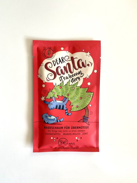 Dresdner Essenz Sól do kąpieli, Dear Santa, it's a loooong story