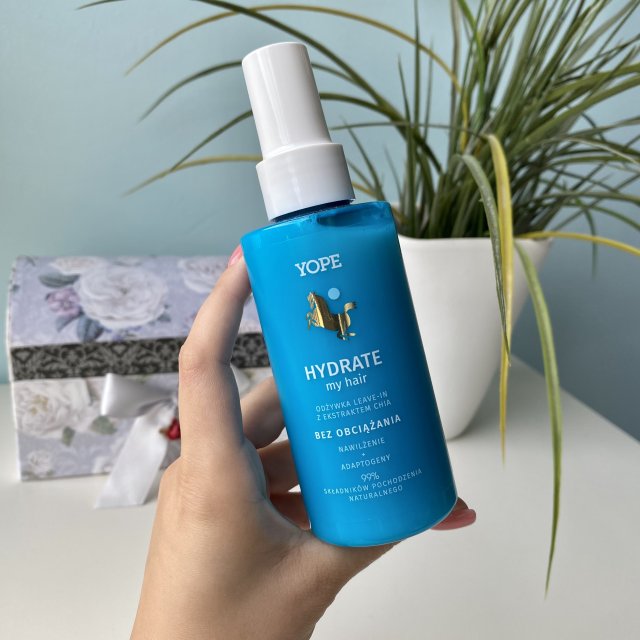 YOPE Odżywka do włosów, Hydrate My Hair, Leave-in, Z ekstraktem chia, Bez obciążania, Nawilżenie