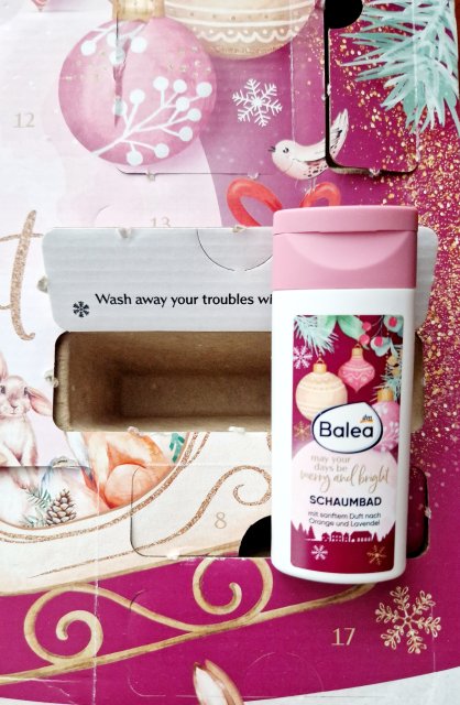 Balea Płyn do kąpieli, Pomarańcza i lawenda, May Your Days Be Merry And Bright