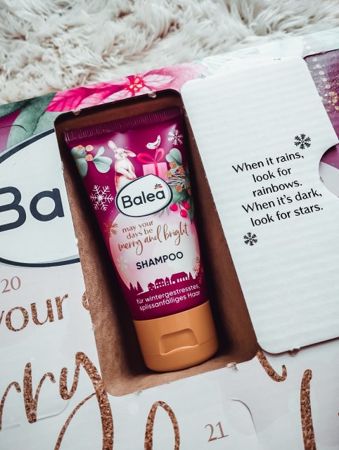 Balea Szampon do włosów z rozdwajającymi się końcówkami, May Your Days Be Marry And Bright