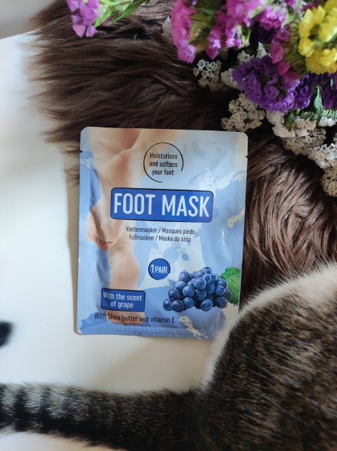 Mascot Europe Maska do stóp, Foot Mask, Masło shea i witamina E
