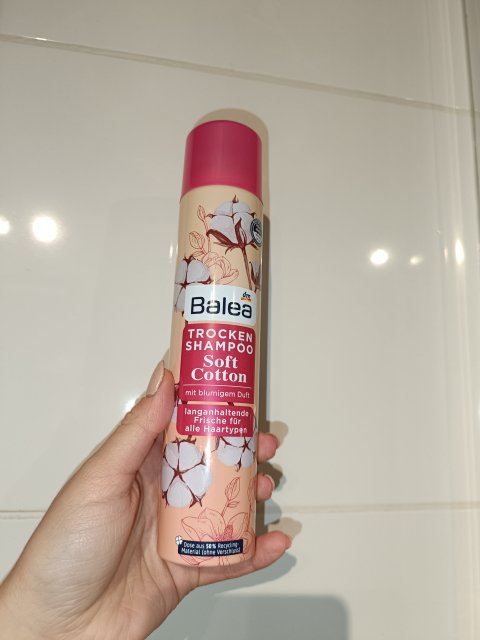 Balea Suchy szampon do włosów, Soft Cotton