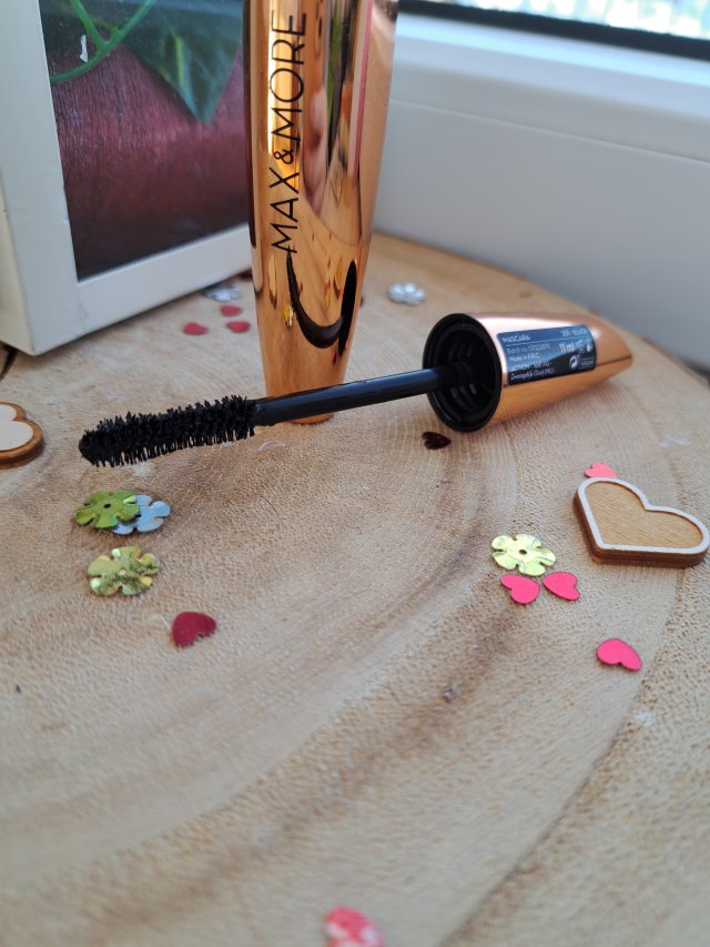 Max&More Tusz do rzęs, 200 Black