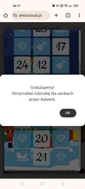 ❄️ Kalendarz Adwentowy Dresscloud 2023 ❄️