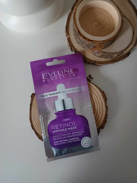 Eveline Face Therapy Professional, Maseczka do twarzy, Retinol Ampoule-Mask, Redukcja zmarszczek i przebarwień 