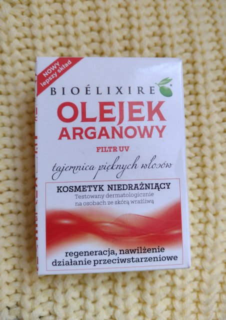 Bioélixire Olejek do włosów, Olejek arganowy, Filtr UV, Regeneracja, Nawilżenie, Dzialanie przeciwstarzeniowe