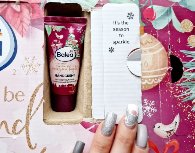 Balea Krem do rąk, Orzech i czekolada, May Your Days Be Merry And Bright