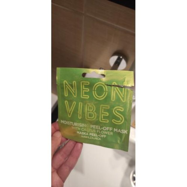 Marion Neon Vibes, Maseczka do twarzy, Peel-off, Nawilżająca, Cactus Flower