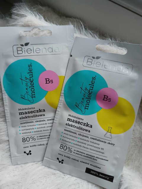 Bielenda Beauty molecules, Maseczka do twarzy, Molekularna, Elektrolitowa, Każdy rodzaj cery 