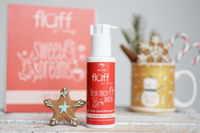 Fluff X-mas, Żel do mycia twarzy, Sweet Dreams, Nawilżający & otulający
