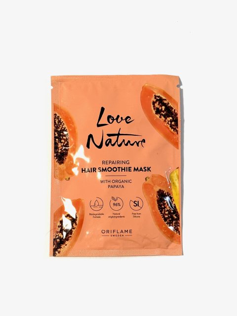 Oriflame Love Nature, Maska do włosów, Hair Smoothie, Naprawcza, Papaya 