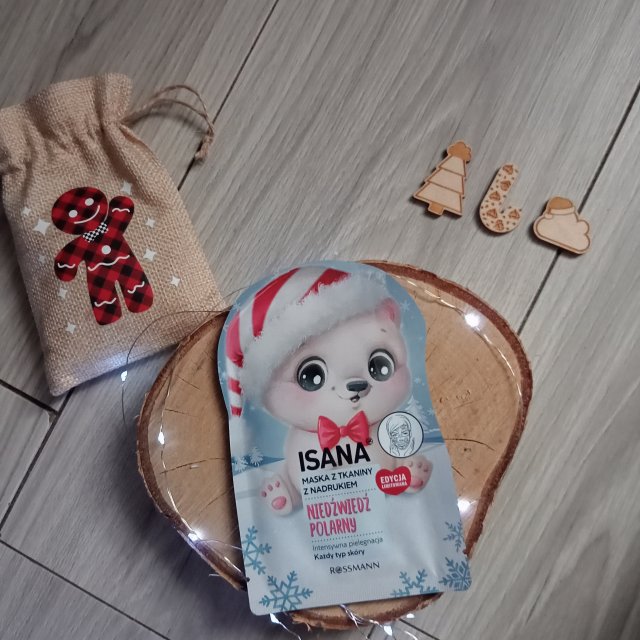 Isana Maska do twarzy w płacie, Niedźwiedź Polarny