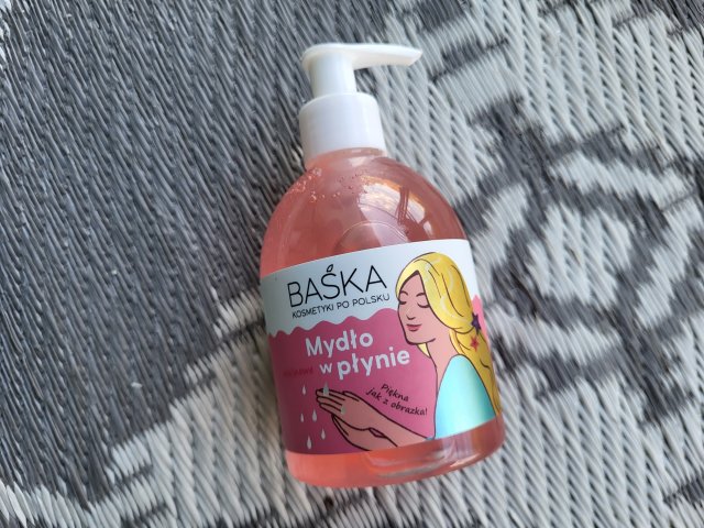 Baśka kosmetyki po polsku Mydło w płynie, Malinowe