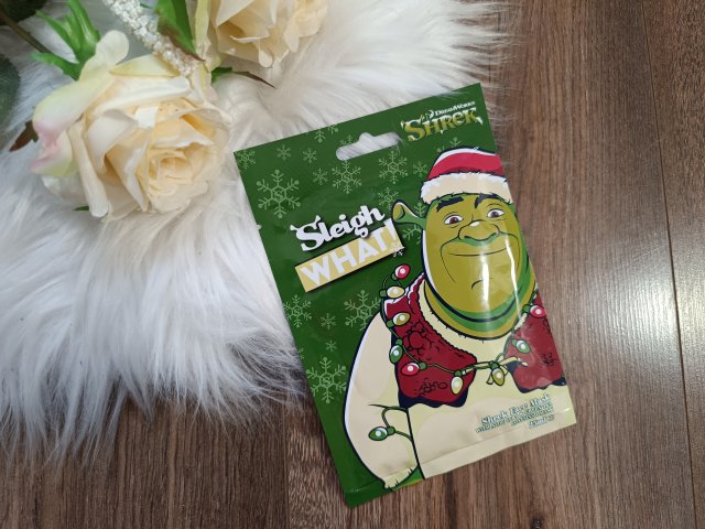 Corsair Toiletries Shrek, Maseczka do twarzy w płacie, Sleigh What, Shrek, Z aloesem i zieloną herbatą