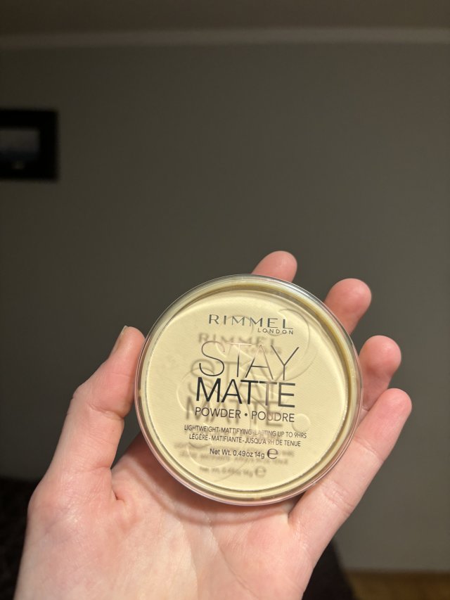 Rimmel Stay Matte, Puder do twarzy, nr 001 Transparent