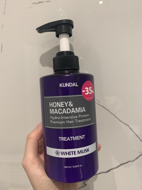 Kundal Honey & Macadamia, Odżywka do włosów, White Musk