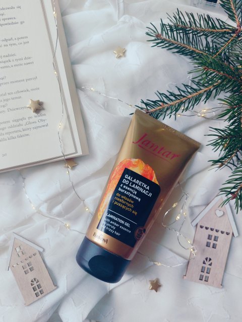 Farmona Jantar, Galaretka do laminacji włosów, Włosy niesforne i puszące się, Z esencją bursztynową